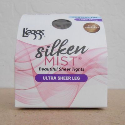 L'eggs Silken Mist Beautiful Sheer Tights Control Top Size B Sun Beige Color